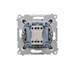 Bell button (module)10AX, 250V~, quick couplers, black matt Simon54