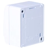 Bell connector, surface-mounted,IP44, white, HERMES