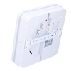 BENO NW-L-SE W plafond 220mm 18W 4000K 1550lm IP54 square white with motion sensor