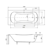 Besco Aria rectangular bathtub 150 - ADDITIONALLY 5% DISCOUNT ON CODE BESCO5