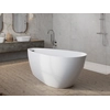 Besco Goya A-line freestanding bathtub 160 includes a siphon cover with a white overflow - ADDITIONALLY 5% DISCOUNT FOR CODE BESCO5