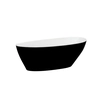 Besco Goya B&W Freestanding Bathtub 140