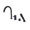 Besco Illusion bathtub faucet 4-otworowa black matt - additional 5% DISCOUNT with code BESCO5