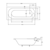 Besco Intrica Λεπτή ορθογώνια μπανιέρα 160x75- ΕΠΙΠΛΕΟΝ 5% ΕΚΠΤΩΣΗ ΓΙΑ ΚΩΔΙΚΟ BESCO5