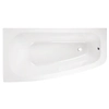 Besco Luna asymmetric bathtub 150x80 left - ADDITIONALLY 5% DISCOUNT FOR CODE BESCO5