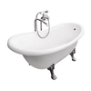 Besco Otylia free-standing bathtub 170 chrome legs - ADDITIONALLY 5% DISCOUNT FOR CODE BESCO5