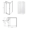 Besco Pixa square shower cabin 90x90x195 left - additional 5% DISCOUNT with code BESCO5