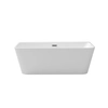 Besco Varya Freestanding Bathtub 150 + siphon cover with white overflow - additional 5% DISCOUNT with code BESCO5