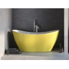 Besco Viya freistehende Badewanne 160 Klick-Klack-Set, Chrom von oben gereinigt – ZUSÄTZLICH 5% RABATT FÜR CODE BESCO5