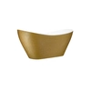 Besco Viya Glam brīvi stāvoša vanna 170 zelts + klikšķu hroms - Papildus 5% atlaide kodam BESCO5
