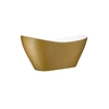 Besco Viya Glam free-standing bathtub 170 gold + click-clack chrome - Additionally 5% discount for the code BESCO5