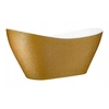 Besco Viya Glam free-standing bathtub 170 gold + click-clack chrome - Additionally 5% discount for the code BESCO5