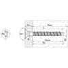 Betoninis varžtas su šešiakampe galvute Rawlplug R-LX 6x100mm