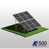 Ground-mounted photovoltaic structure with 16 panels