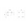 GUIDE ROLLERS 30+4SZT ADJUSTMENT BRACKET 10-85MM