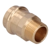 Bico adaptador, rosca externa,28x3/4 imprensa de bronze B