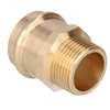 Bico adaptador, rosca externa,35x1 imprensa de bronze B