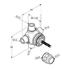 Bidirectional switch DN 15 Kludi