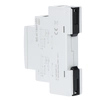 Bistable relay BIS-411BM-LED with a button for manual control, memory, mounting on a DIN rail,230V, with inrush relay 160A/20ms