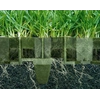 Black plastic grass paving STELLA GREEN - length 50 cm, width 50 cm and height 4 cm