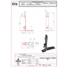 Blitzschutzhalter für Blech H-130mm. ZZ