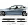 BMW 5 2010-2016 - Bandes de portes latérales NOIRES