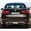 BMW X6 F16, F86 14+ CHROME JUOSTELĖ Liuko bagažinė 5C