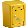 Boîtier de compteur de gaz jaune G023/P apparent ouvert