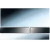 Botão de descarga exclusivo Jomo cromado/preto - 1672800361800