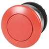 Botão M22-DRP-R cogumelo vermelho irrecuperável