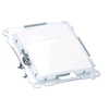 Bouchon de cadre (module).Fixation par clips ou vis, blanc