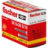 Bouchon d'expansion avec collier Fischer SX 8 x 40 + vis - colis 40szt.Numéro d'article 70022