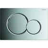 Bouton affleurant Sigma01, avant, chrome brillant