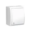 Bouton cloche n/t IP54 AQD1/11 Verseau blanc