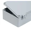 Box 250x250x110mm aluminum junction box distribution with door - hinges IP67 IK09