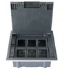 Box embedded in the floor 12 modules IP30 IK10 compatible with TEM modular equipment