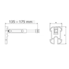 Bracket for Jomo Werit racks