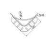 Branch connector LRPJH60, sheet thickness 1,0mm