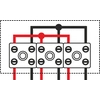 Brandskyddslåda, rektangulär,E90, förgrening 2x3x4mm2, 166x88x30 mm,PIP-2AN R2x3x4