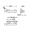 Brausebatterie Tres Study Exclusive schwarz metallisiert 26116701KM