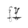 Bravo Black shower set with faucet - Additionally 5% discount with code REA5