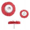 BROSSE ABRASIVE À DISQUE 100 mm TIGE EN NYLON PVC