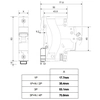 Brytare 301 1P b 10A 6000A TX3