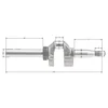 B&S-sarjan kampiakseli 400 500 ALKUPERÄINEN OSA 796216