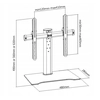 BUREAUSTANDHOUDER VOET TV POOT KFG-1