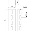 C-profiili CT70H50/2NMC