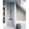 Rea Milan Black Mat shower set with thermostat - Additionally 5% discount with code REA5