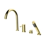 Besco Illusion bathtub faucet 4-otworowa gold - additional 5% DISCOUNT with code BESCO5