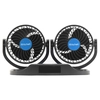 MITCHELL DUO 2x130mm 12V fan for dashboard with thermometer