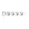 Extension cord 5 ungrounded sockets 3m Plastrol